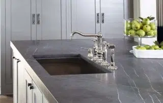 light grey marble countertop